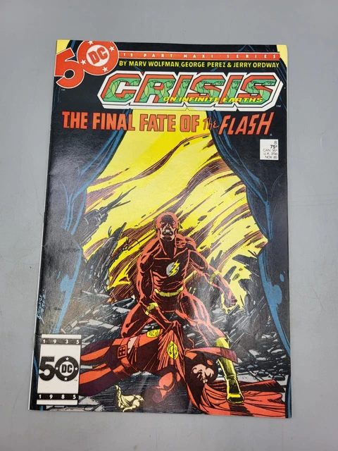 Crisis On Infinite Earths Vol 1 #8 Nov 1985 A Flash Of The Lightning DC Comic