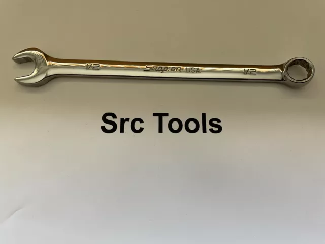 Snap-on Outils USA Neuf 1/2 " SAE Flanc Lecteur + Chrome Combinaison Clé SOEX16