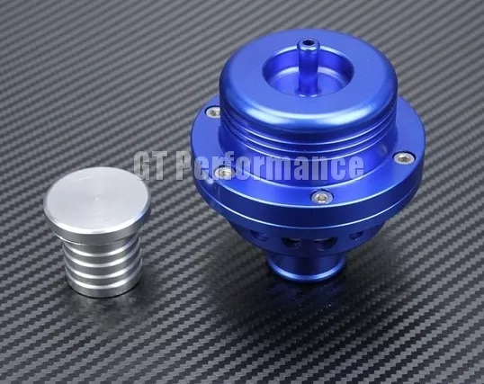 Dump Valve Double Pistons Aluminium forgé universel Bleu blow off pchit blue