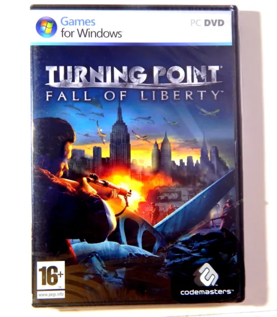 Turning Point Fall Of Liberty - Jeu Pc Dvd Rom - Neuf Sous Cellophane