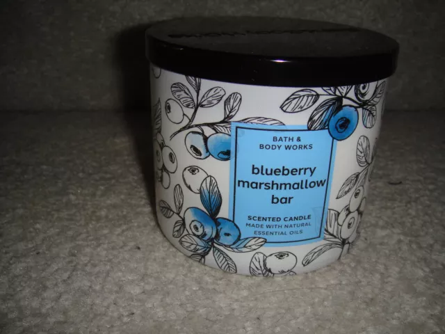 20 oz. Candle-Lite Blueberry Candle with Blueberry Topper Lid Made in USA -  New