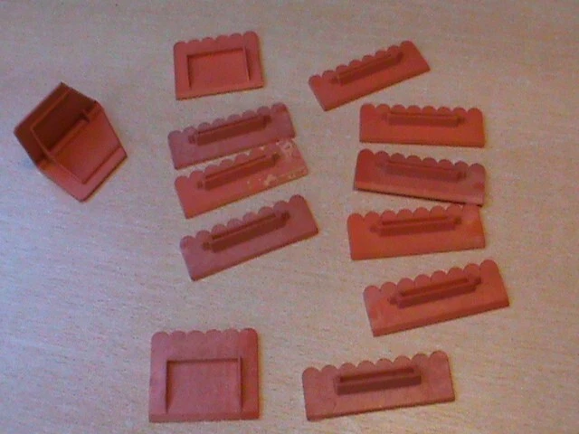 Lot elements de construction maison musee medieval Playmobil 11