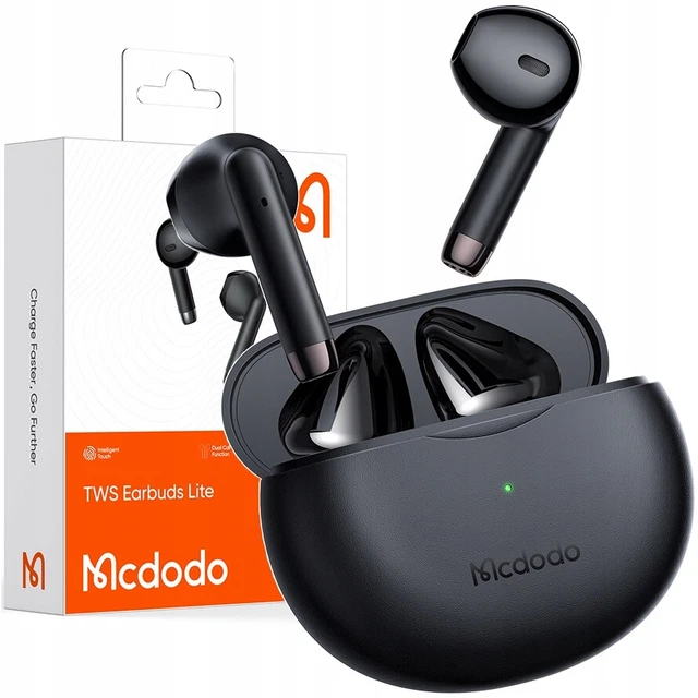 Écouteurs de téléphone Mcdodo, sans fil, intra-auriculaires avec étui Bluetooth