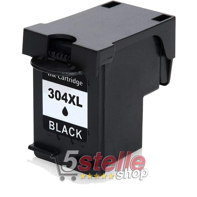 Cartuccia Nero 304Xl Per Hp Deskjet 2620 2622 2630 2632 2633 2634 3720 3730