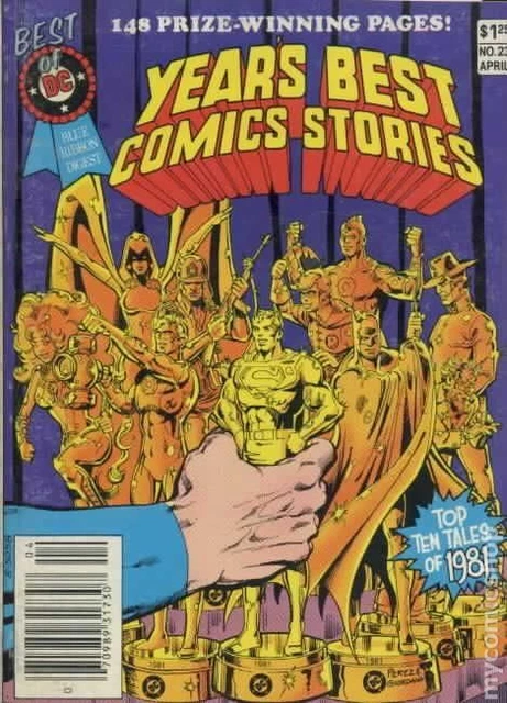 Best of DC Blue Ribbon Digest #23 VG+ 4.5 1982 Stock Image Low Grade