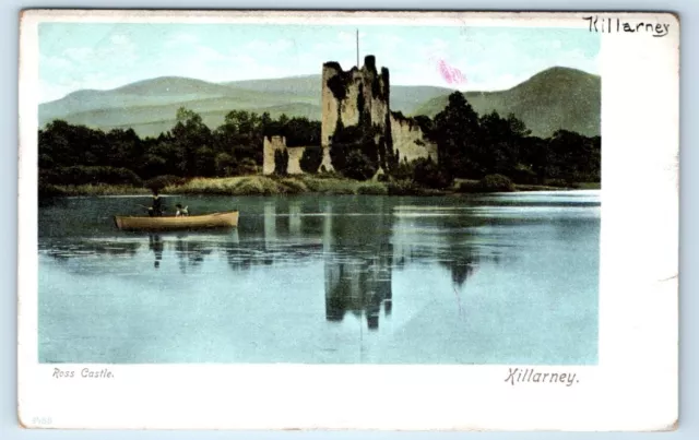 Ross Castle KILLARNEY IRELAND UDB Postcard