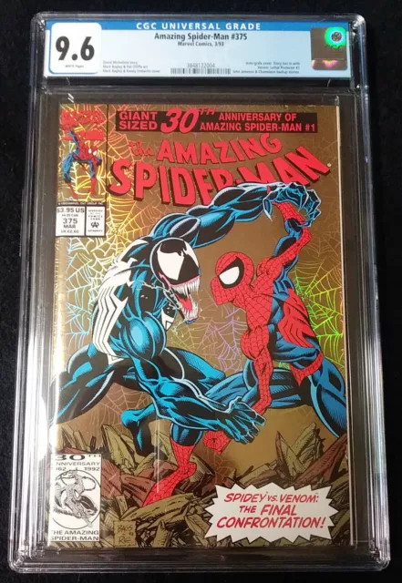 The Amazing Spider-Man #375, CGC 9.6, 1st She-Venom, hologram Direct Edition