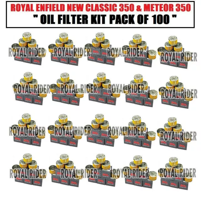 Se adapta al filtro de aceite Royal Enfield, 100 piezas + 1 pieza gratis...