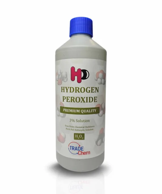 Hydrogen Peroxide 3% HP  500m Pure Chem Fast Free Delivery 10 Vols