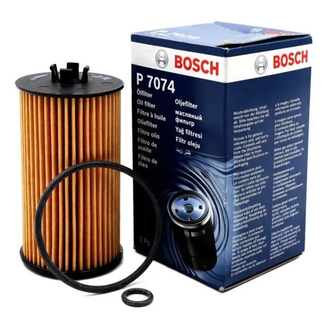 Bosch F026407074 Oil Filter Fits Vauxhall Insignia Astra Meriva Zafira Mokka