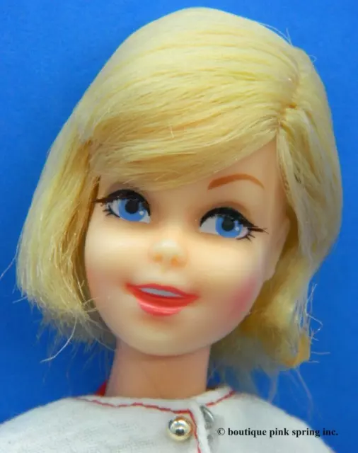 VINTAGE MOD CASEY BLONDE FRANCIE'S FRIEND BARBIE DOLL w/ WITH IT WHITES #3448