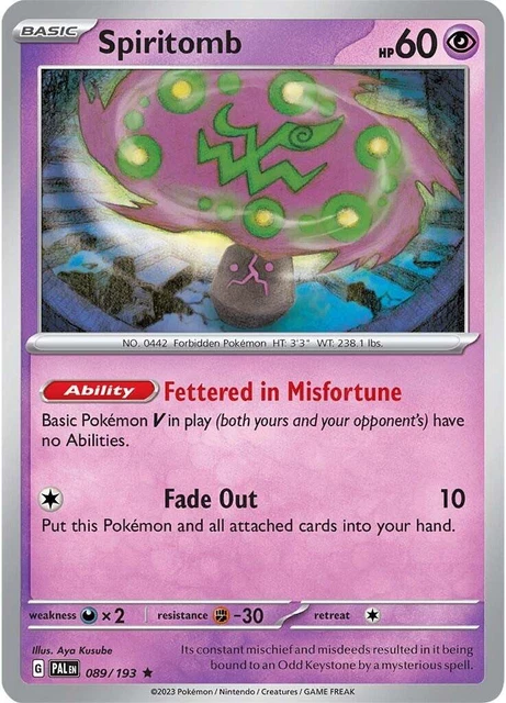 Spiritomb (089/193) (Holo) Paldea Evolved - Pokemon TCG [Near Mint]