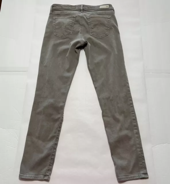 AG Adriano Goldschmied Jeans Women's 29R Gray The Stevie Ankle Slim Straight Leg 3