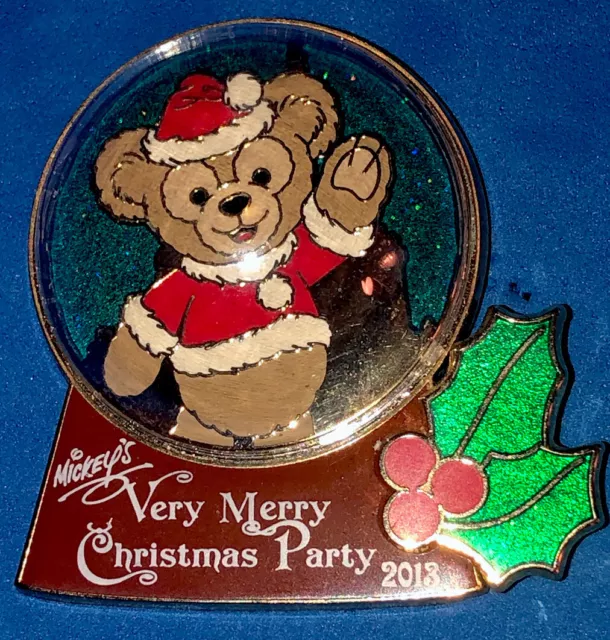 Disney Wdw 2013 Mickeys Very Merry Christmas Party Duffy Snow Globe Le 3000 Pin