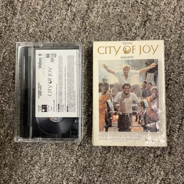 City of Joy Video 8 Movie 8mm Patrick Swayze Pauline Collins