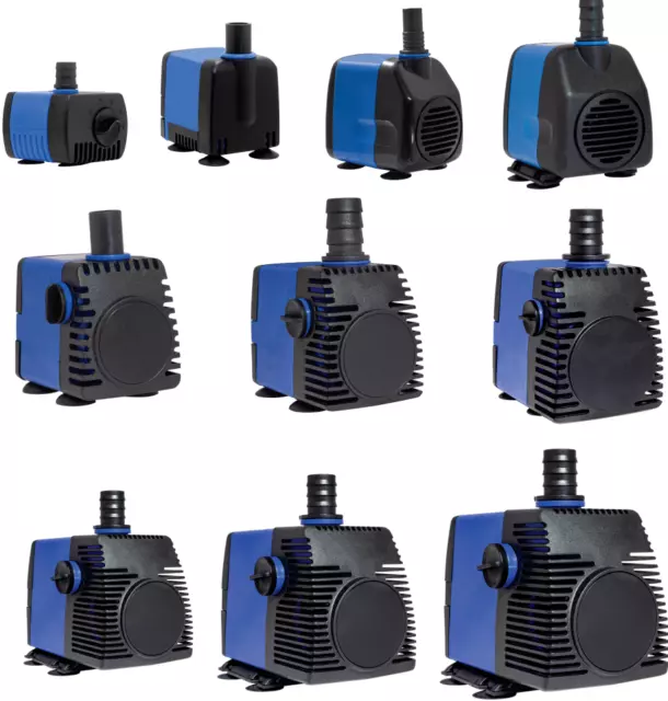 Water Pump Hydroponics Pond Fountain Aquariums Submersible Powerhead Fish Tank