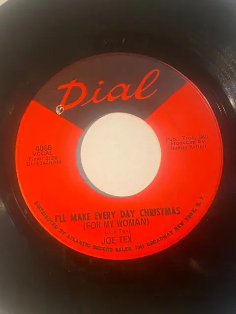7" 45 Rpm Joe Tex I'll Make Every Day Christmas (For My Woman) / Don't Give Up D