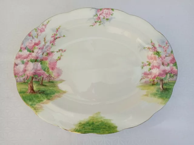 Plato en Porcelana Inglesa Royal Albert Blossom Time Bone China Inglaterra