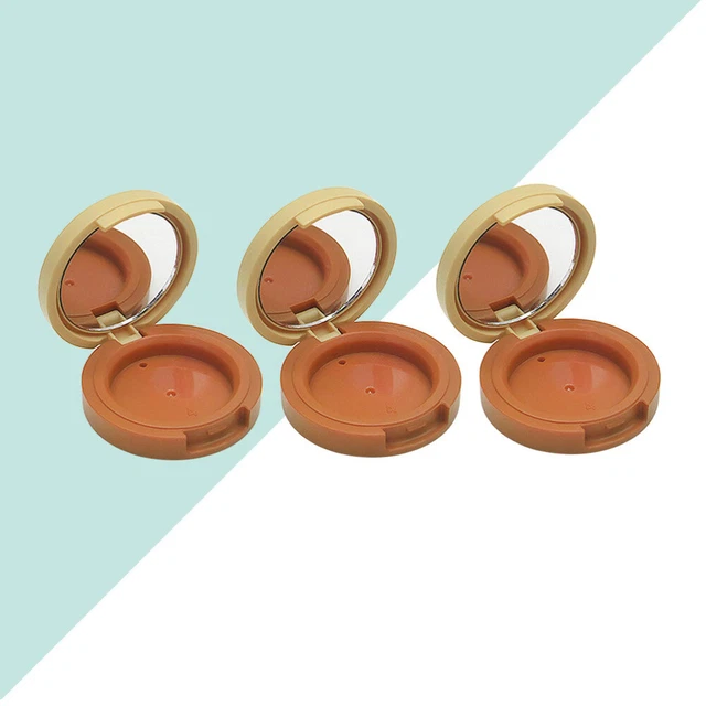 3 pz Contenitore ombretti cosmetici bottiglie polvere sciolte vuoto