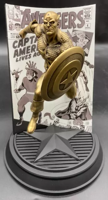 Marvel Royal Selangor Pewter Gilt Captain America The Avengers Limited Ed /200