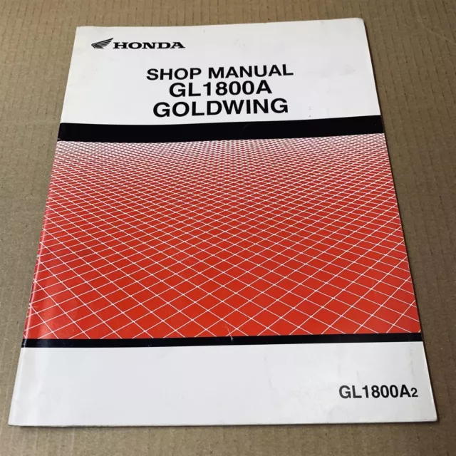 HONDA GL1800 A2 Goldwing OE Workshop Manual Supplement 62MCA00Z