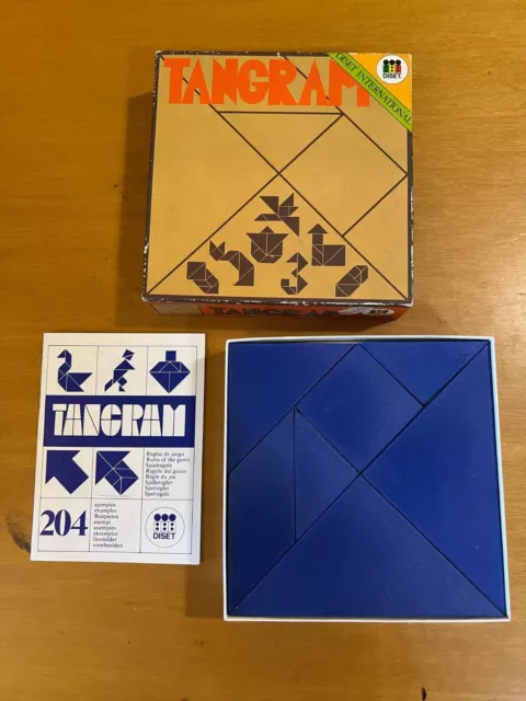 Tangram Gioco Da Tavolo Societa' Diset Completo Buone Condizioni Vintage