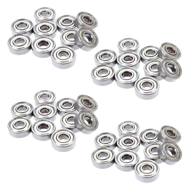 40 Pcs. Miniature Deep Groove 608 ZZ 8 x 22 x 7mT5G7