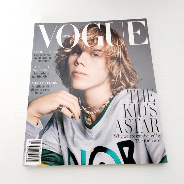 女性情報誌 Vogue Australia April 2022 The Kid Laroi 🔶️RARE VOGUE AUSTRALIA MAGAZINE APRIL 2022 THE KID LAROI