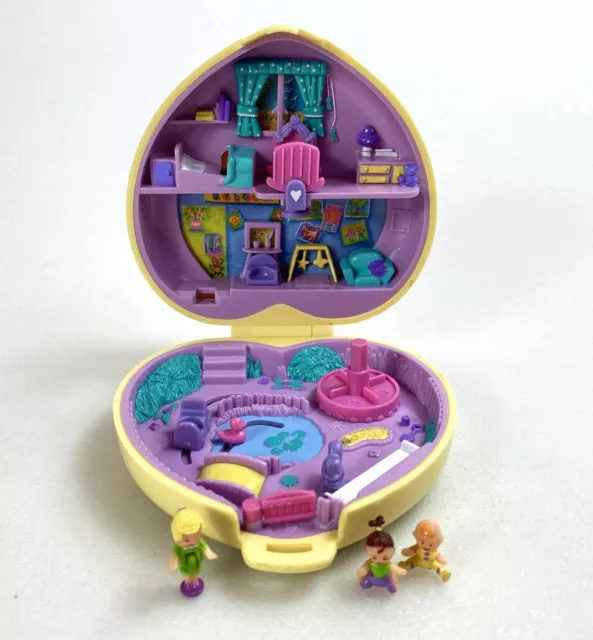 Polly Pocket Babytime Fun Vintage Mini Playset 1994 Near Complete No Baby