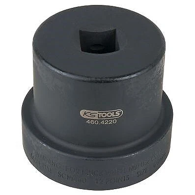KS TOOLS 1" Llave de Eje Con Guía, 12 Cantos, 80mm
