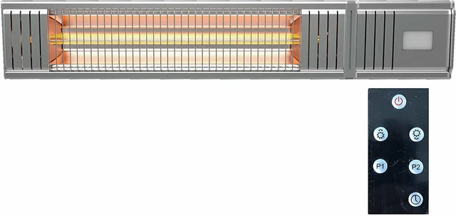 Terrassen-Heizung Heizstrahler Terrassenheizer 2000W Wandmontage Millarco 58630