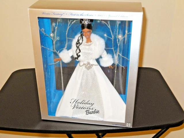 2003 HOLIDAY VISIONS (AA) BARBIE Doll, Special Edition, 1st Series, #C0166, MIB