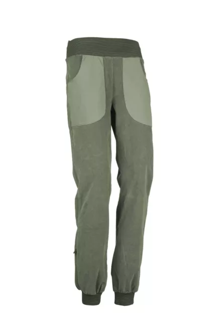 E9 Iuppi Women - Cord Kletterhose  Boulderhose für Damen   agave