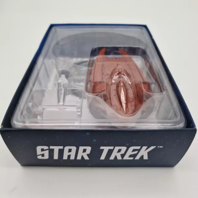 STAR TREK Vulcan Star Ship Vahklas By Eaglemoss Collectors Metal Model Boxed
