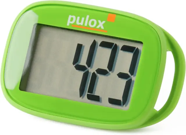Schrittzähler Pedometer Pulox PS-100 Einfach Mit 3D Sensor in Grün
