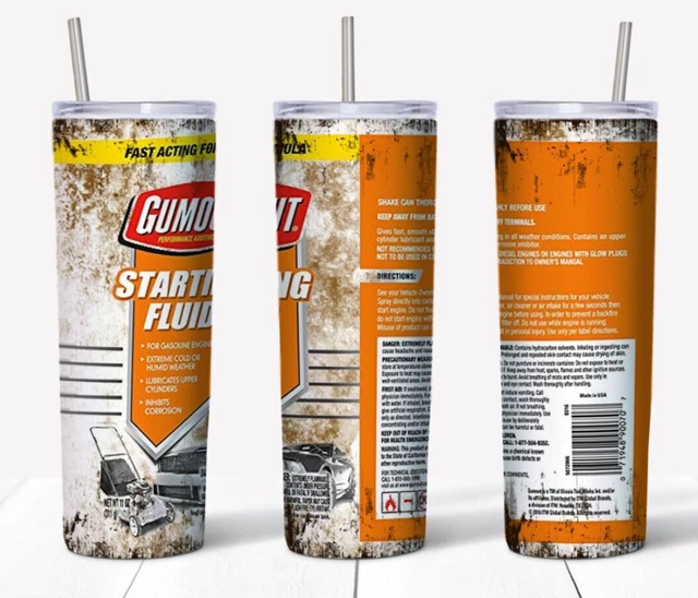 Grunge Funny 20 oz SKINNY TUMBLER Stainless Steel | Gift Ideas Man Cave Car Part