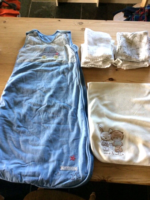 6/18 Monate Babyschlafsack, 6 muslimische Kleidung und eine Babydecke
