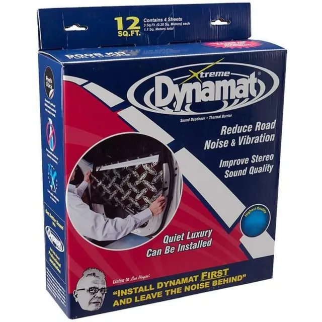 Dynamat 10435 12" x 36" x 0.067" Thick Self-Adhesive Sound Deadener with Xtreme