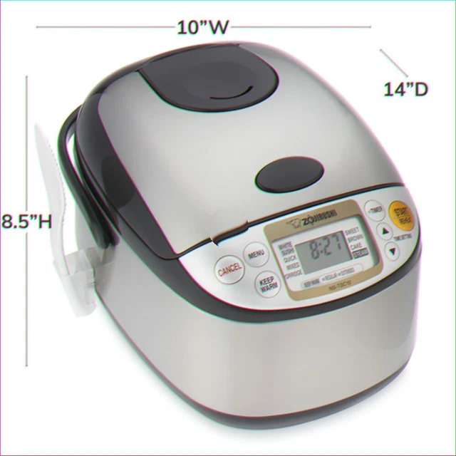 Zojirushi Stainless Steel Rice Cooker 5.5cups Ns-Tsc10Xj Zojirushi Stainless Steel Rice Cooker 5.5cups Ns-Tsc10Xj