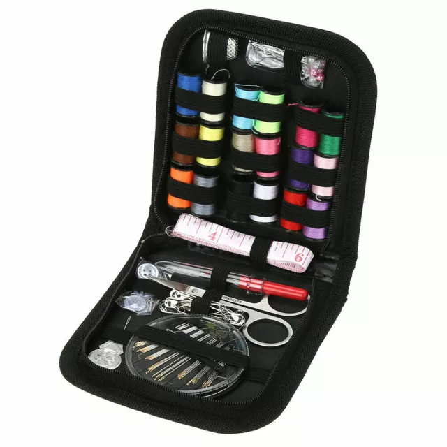 VARIOUS Multi function Sewing Box Sewing Thread Stitches Needles Tools Kit UK PO