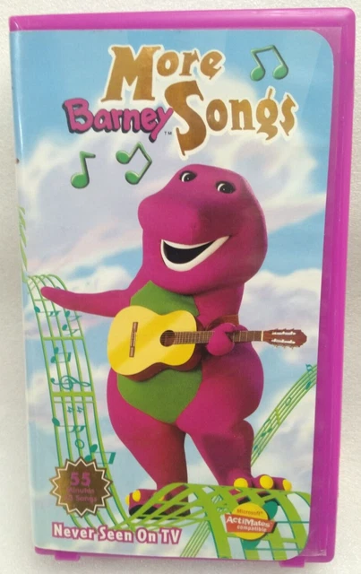 VHS BARNEY: MORE Barney Songs (VHS, 1999, Lyrick Studios) EUR 21,72 ...