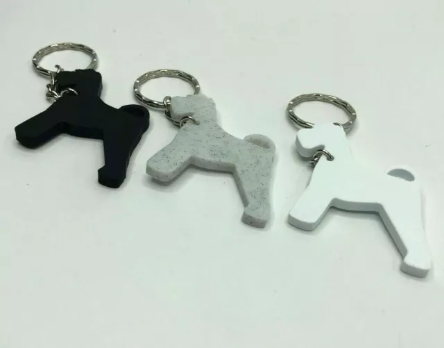 Schnauzer Dog Keyring / Schnauzer Gift Keyring / Schnauzer Bag Tag Gift / Dog