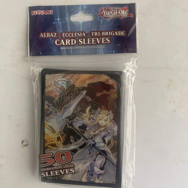 albaz - ecclesia - tri-brigade card sleeves / / Yu-Gi-Oh! Playmat sided divider inside Yugioh Card Sleeve Konami Yu-Gi-Oh!