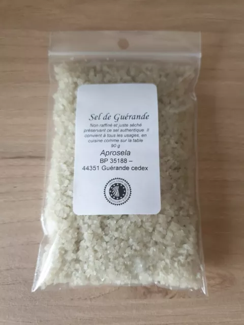 Sal Guérande Igp 90G sin Refinar Just Seco Acondicionador Ce Sal Original