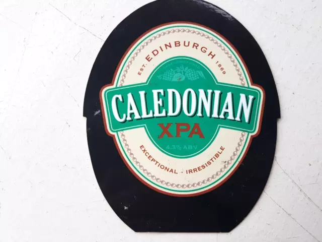 CALEDONIAN  - XPA  ...  Beer / Ale , Pump Clip ,  Badge