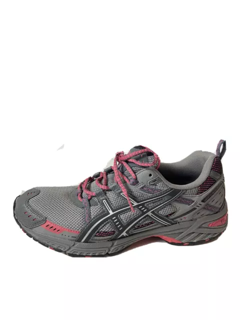 Asics Gel Enduro Trail Running Shoes Sneakers Womens Size 11 Gray Pink
