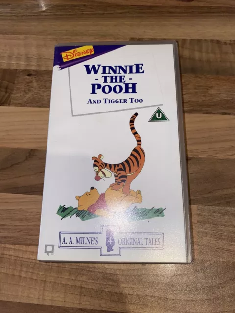 Winnie The Pooh Original Tales - Winnie The Pooh And Tigger Too (VHS, 1993)
