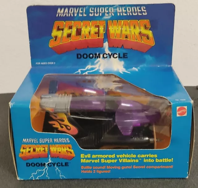 MARVEL SECRET WARS DOOM CYCLE MATTEL  1984 USA Vintage