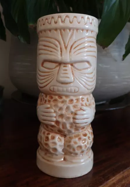 vintage retro style TIKI BAR ceramic TOTEM Mug Cup Vase 2