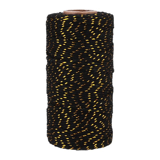 1 rollo 100 m hágalo usted mismo color cuerda de algodón cuerda embalaje de regalo Cord Craft